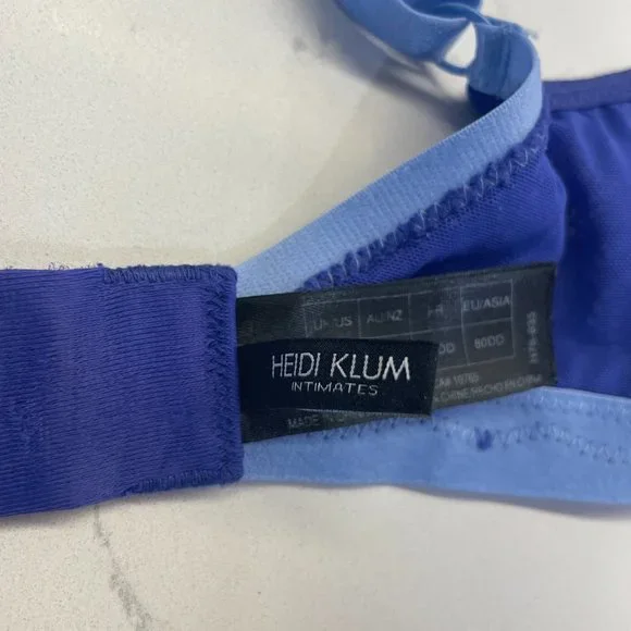 Heidi Klum Intimates Madeline Contour Bra in Royal Blue /‎ Vista Blue, 36DD /36E - Picture 4 of 6